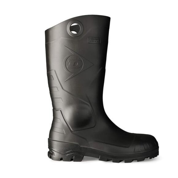 New Chesapeake Plain Toe Black Rain Boots Wide Calf Waterproof Footwear Size 11 main image 4